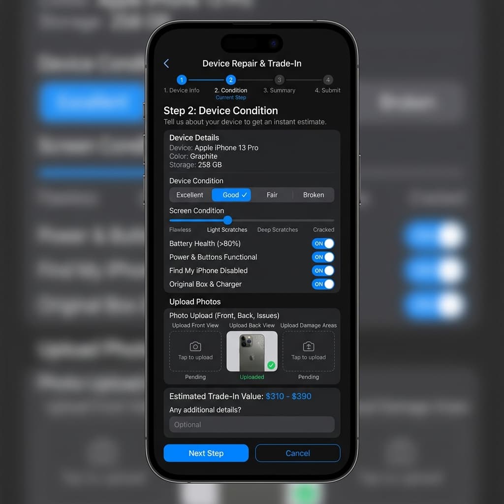 Service & Trade-in Request